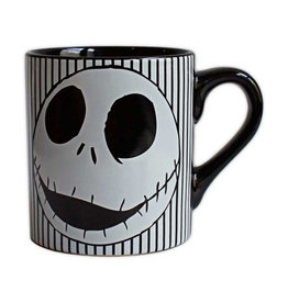 Silver Buffalo Jack Skellington Stripes Mug (14 oz.)