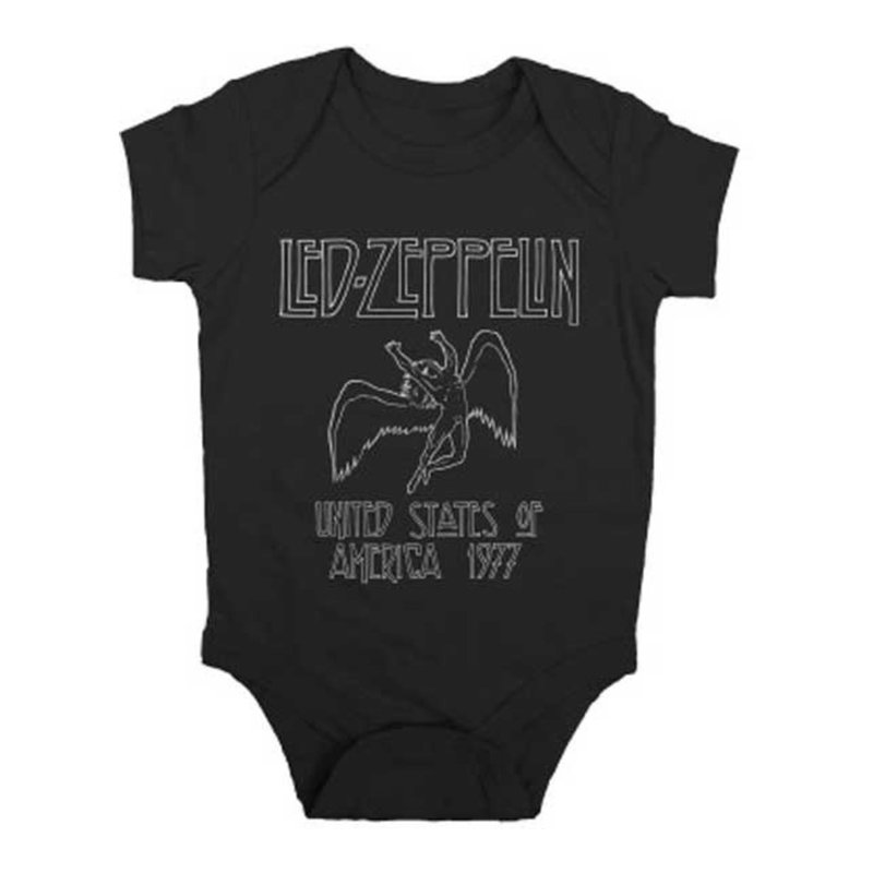 Hi-Fidelity Led Zeppelin "USA 1977" Onesie (6-18 mo)