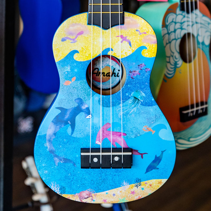 Amahi Amahi Soprano Ukulele with Under The Sea Design