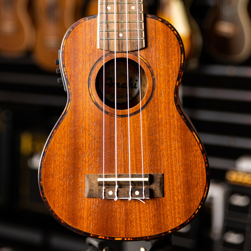 Amahi Amahi Mahogany Soprano Ukulele with EQ