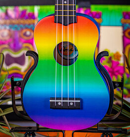 Amahi Amahi Soprano Ukulele with Rainbow Gradient Design