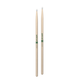 Promark Promark Forward 5A Classic Drum Sticks, Raw Hickory, Nylon Tip