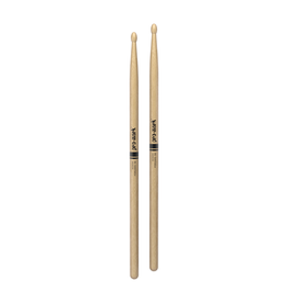 Promark Promark Forward 5B Classic Drum Sticks, Raw Hickory, Wood Tip