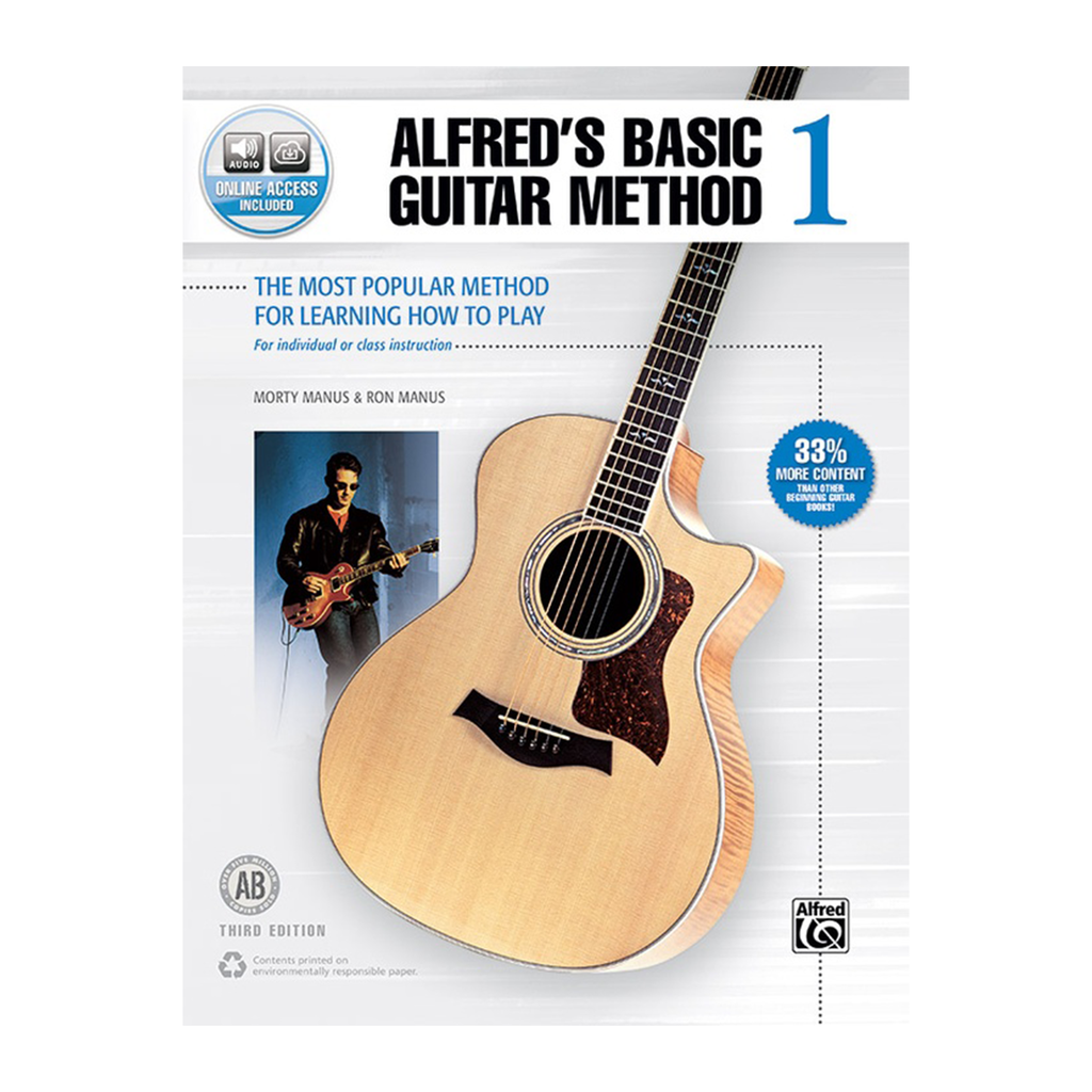 Alfred Music Alfred's Music "Basic Guitar Method 1, Third Edition" [Online Access Included]
