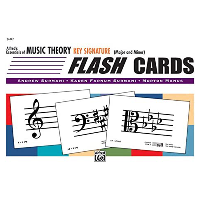 Alfred Music Alfred's Music "Music Theory: Key Signature" Flash Cards