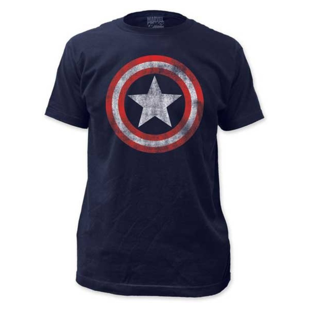 Impact Merchandising Captain America Logo Tee (Mens/Unisex)