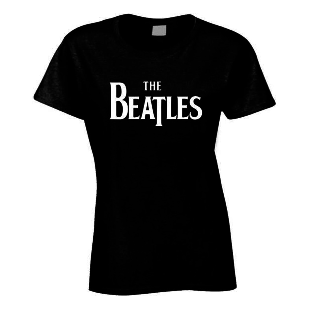 George Eliot Soaked antydning The Beatles Logo Tee (Womens) - Music Freqs Store