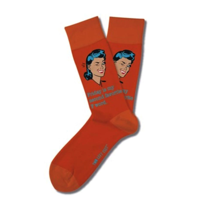 Two Left Feet Two Left Feet "Friday Is My Second Favorite F Word" (Retro Remix) Socks