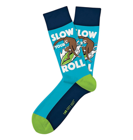 Two Left Feet Two Left Feet "Slow Your Roll" (Surfing Sloth) Socks