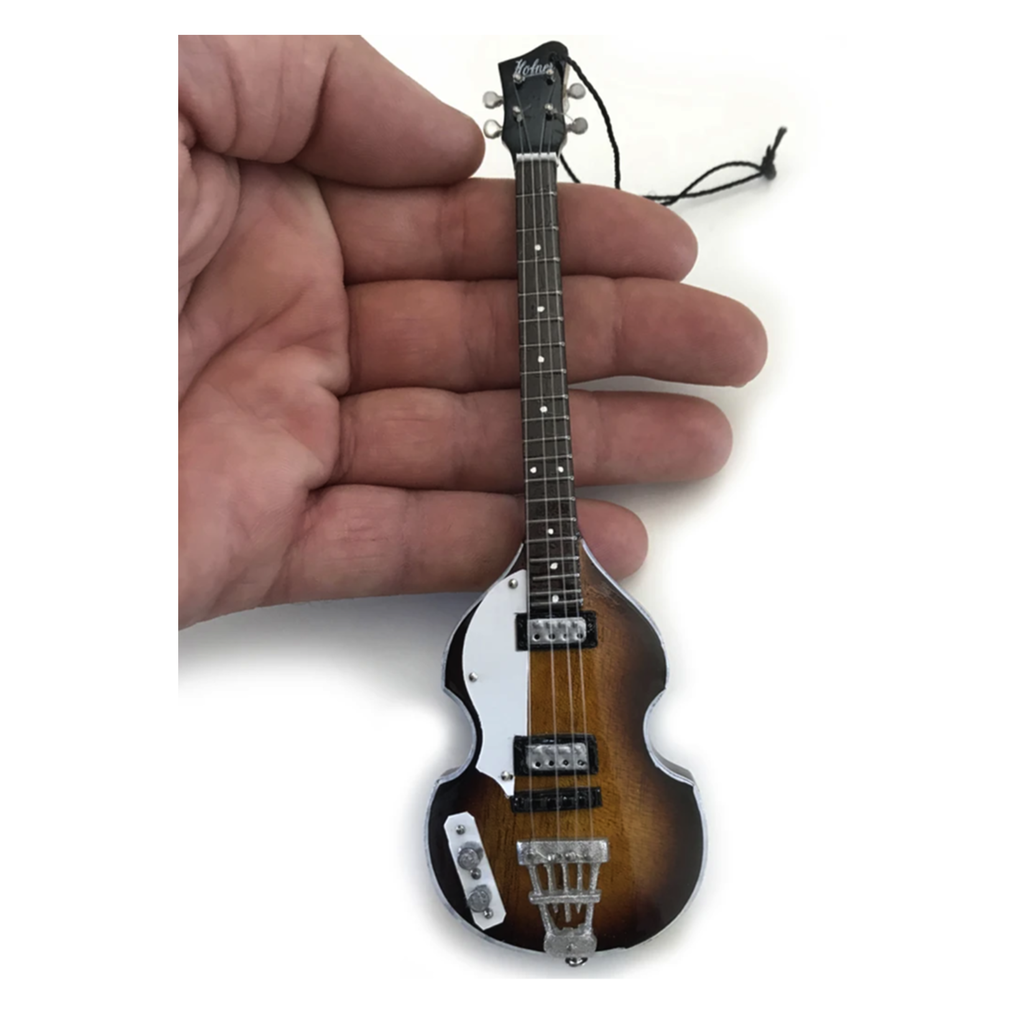 Axe Heaven Axe Haven Paul McCartney Fab Four Hofner Bass Ornament (6" Miniature Replica Collectible)