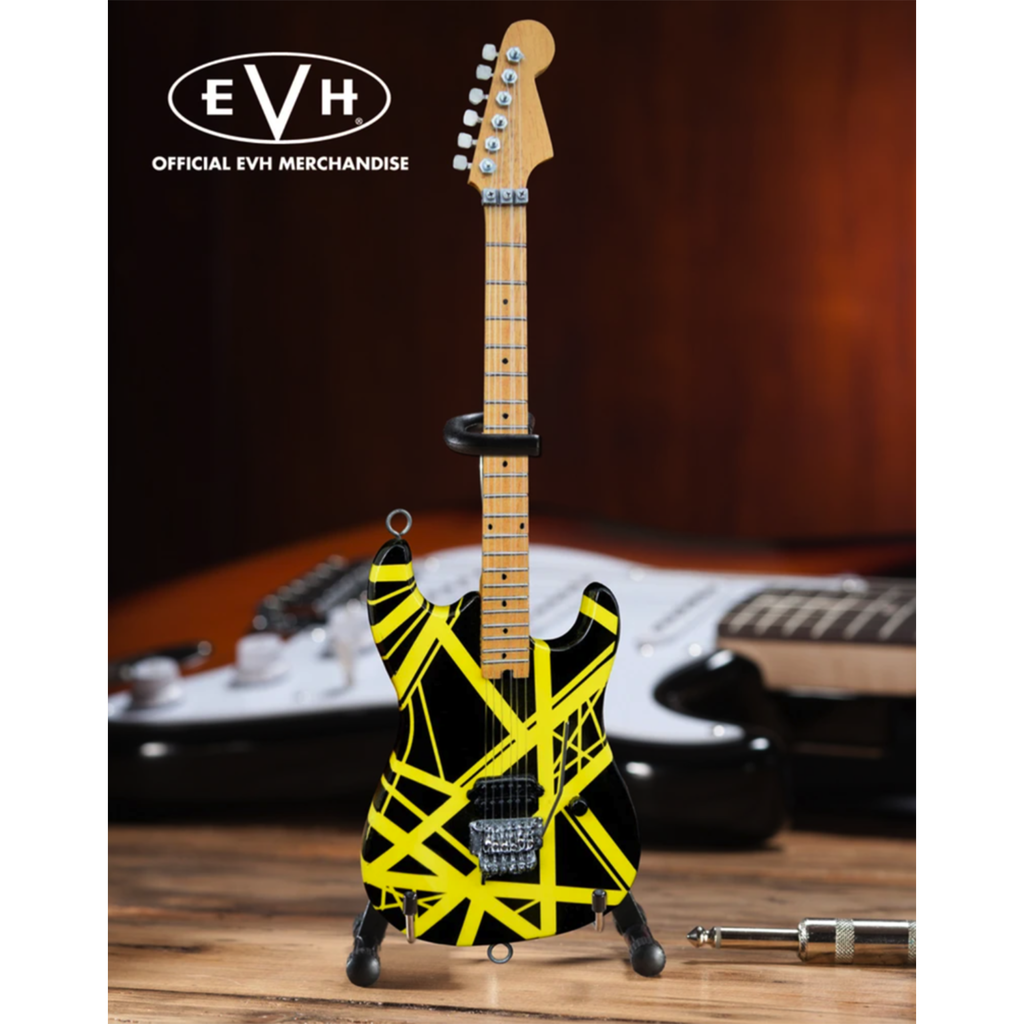 Axe Heaven Axe Haven Eddie Van Halen "Bumblebee" Miniature Replica Guitar (Officially Licensed)