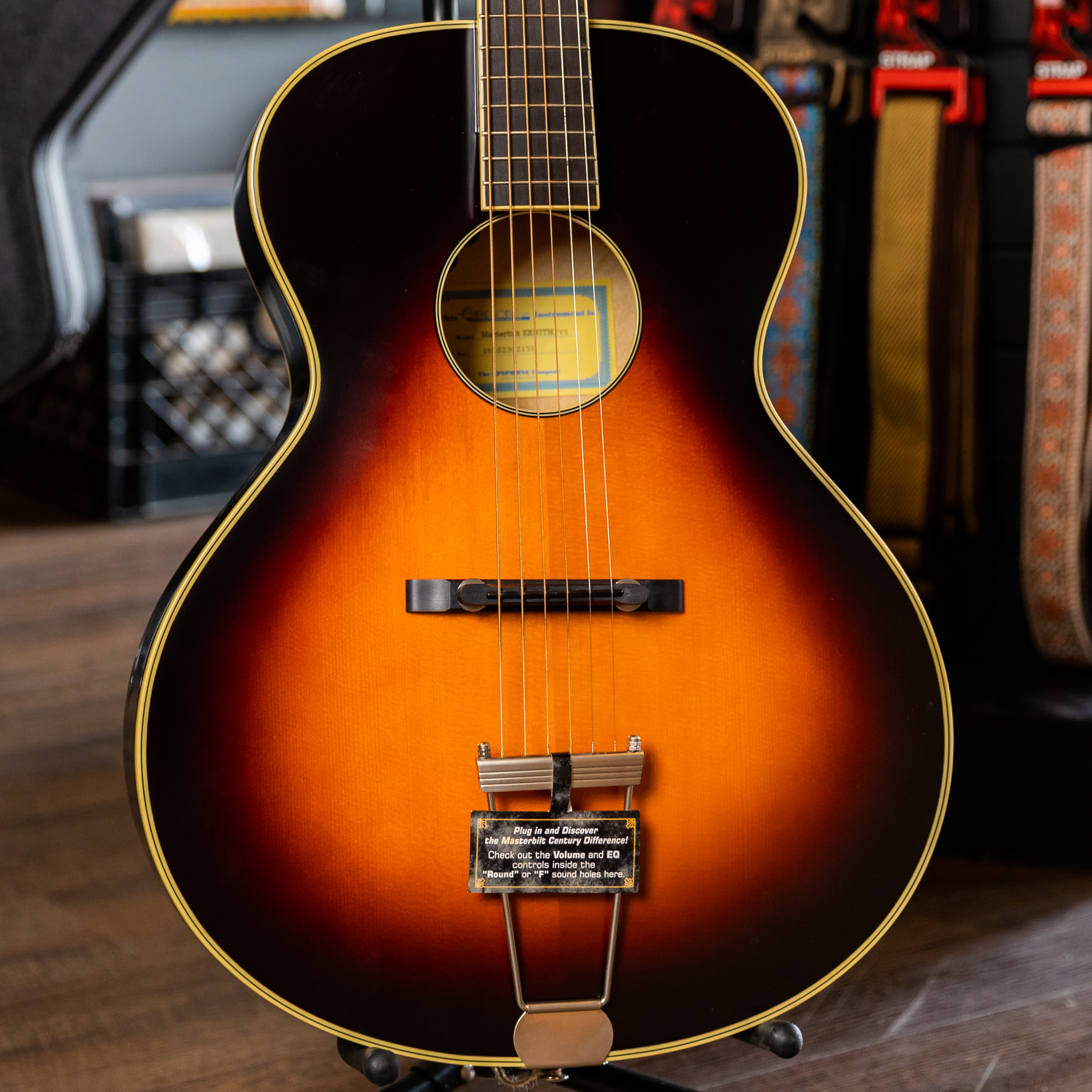 Epiphone Zenith Masterbilt (Vintage Sunburst) - Music Freqs Store