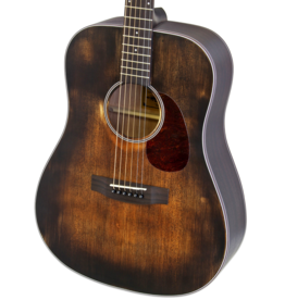 Aria Aria Delta Blues Series Dreadnought Acoustic Guitar (Muddy Brown)