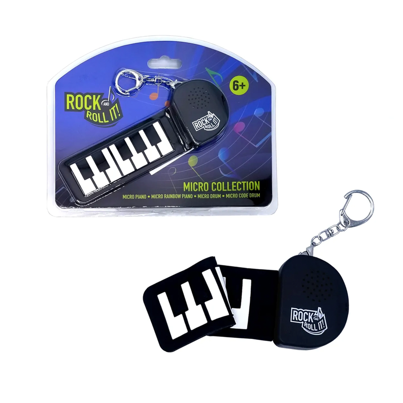 MukikiM MukikiM "Rock And Roll It" Micro Piano Keychain