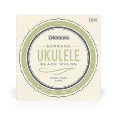 D'Addario D'Addario Pro-Arté Rectified Black Nylon Ukulele Strings, Soprano