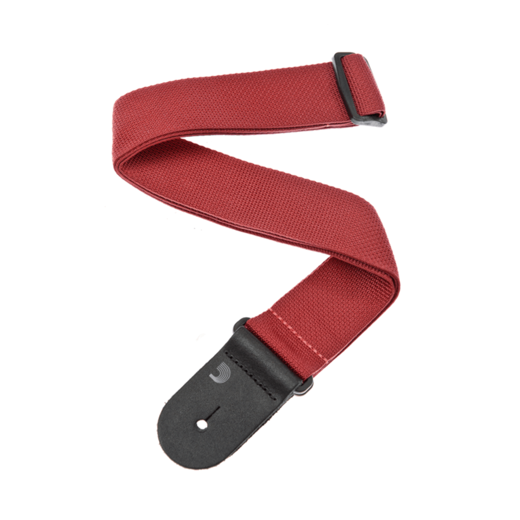 D'Addario D'Addario Polypropylene Guitar Strap, Red