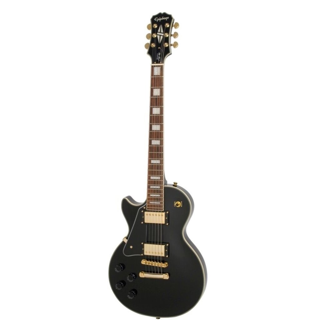 Epiphone Epiphone Les Paul Custom Left-Handed Electric Guitar, Ebony (In-Store Pickup Only)