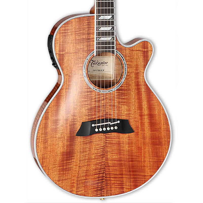 Takamine Takamine TSP178ACK N Thinline Acoustic/Electric Guitar [Semi-Hard Case Included] (Koa, Natural Gloss)