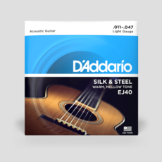 D'Addario D'Addario Silk & Steel 11-47 Light Acoustic Guitar Strings