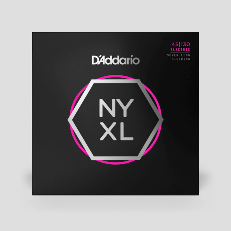 D'Addario D'Addario NYXL 45-130 Regular Light 5-String, Super Long Scale Bass Strings