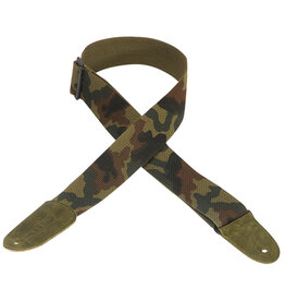 Levy's Levy's 2" Cotton Guitar Strap with Tri-glide Adjustment, Camo Pattern