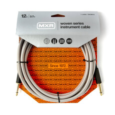 MXR MXR 12ft Pro Series Woven Instrument Cable, Straight/Straight