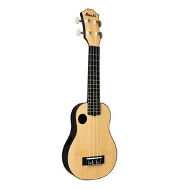 Amahi Amahi Bamboo Top Soprano Ukulele with ABS Plastic Back & Sides