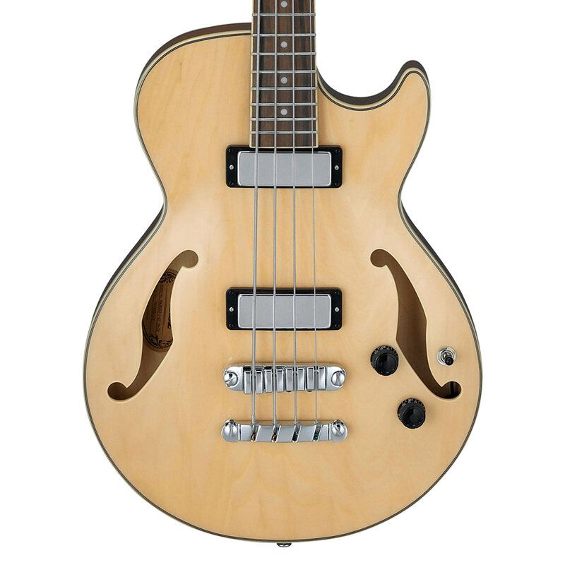 Ibanez Ibanez AGB200 Semi-Hollow Body Electric Bass [Short-Scale] (Natural Finish)