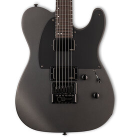 ESP/LTD LTD TE-1000 Electric Guitar with Evertune (Charcoal Metallic Satin)