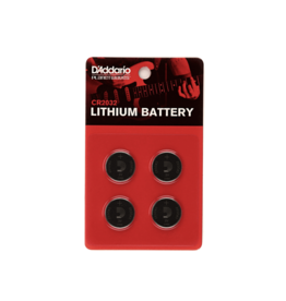 D'Addario D'Addario Lithium Battery, 4-pack