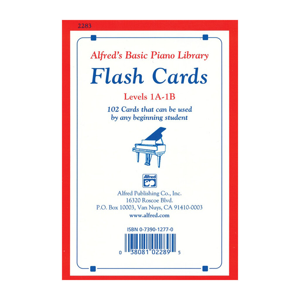 Alfred Music Alfred's Basic Piano Library: Flash Cards, Levels 1A & 1B