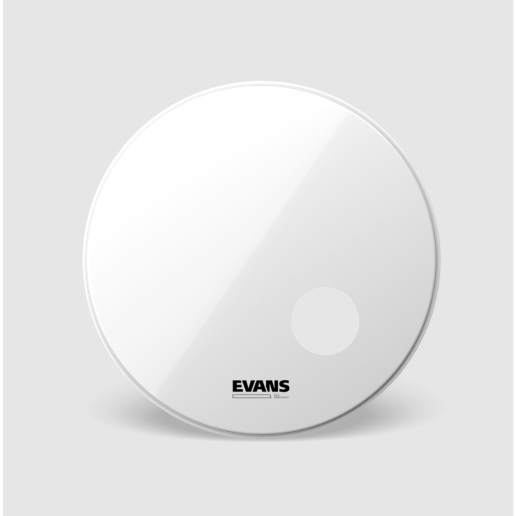 Evans Evans EQ3 Resonant Smooth White Bass Drum Head, 20"