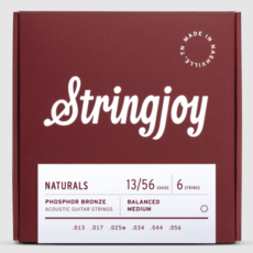 Stringjoy Stringjoy Naturals | Medium Gauge (13-56) Phosphor Bronze Acoustic Guitar Strings
