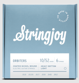 Stringjoy Stringjoy Orbiters | Heavy Bottom Light Gauge (10-52) Coated Nickel Wound Electric Guitar Strings