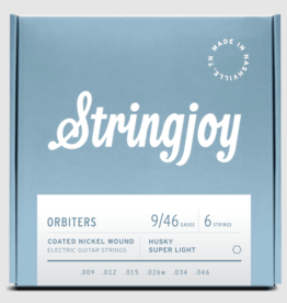 Stringjoy Stringjoy Orbiters | Husky Super Light Gauge (9-46) Coated Nickel Wound Electric Guitar Strings