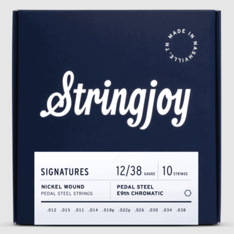 Stringjoy Stringjoy Signatures | Pedal Steel E9th (12-38) Nickel Wound Strings