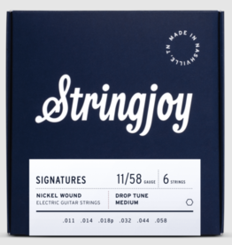 Stringjoy Stringjoy Signatures | Drop Tune Medium Gauge (11-58) Nickel Wound Electric Guitar Strings