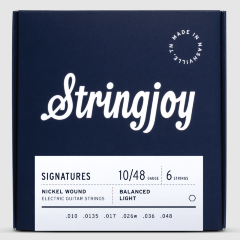 Stringjoy Stringjoy Signatures | Balanced Light Gauge (10-48) Nickel Wound Electric Guitar Strings