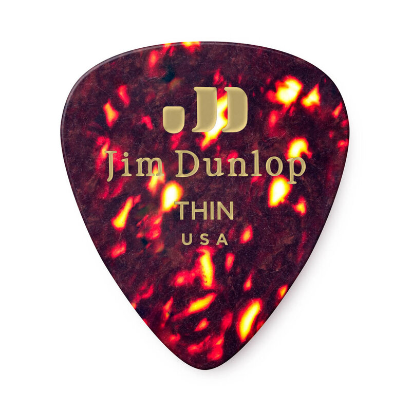 Dunlop Dunlop Celluloid Shell Pick - Thin