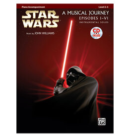 Alfred Music Star Wars: A Musical Journey - Episodes I - VI Instrumental Solos Piano Accompaniment Book w/ CD