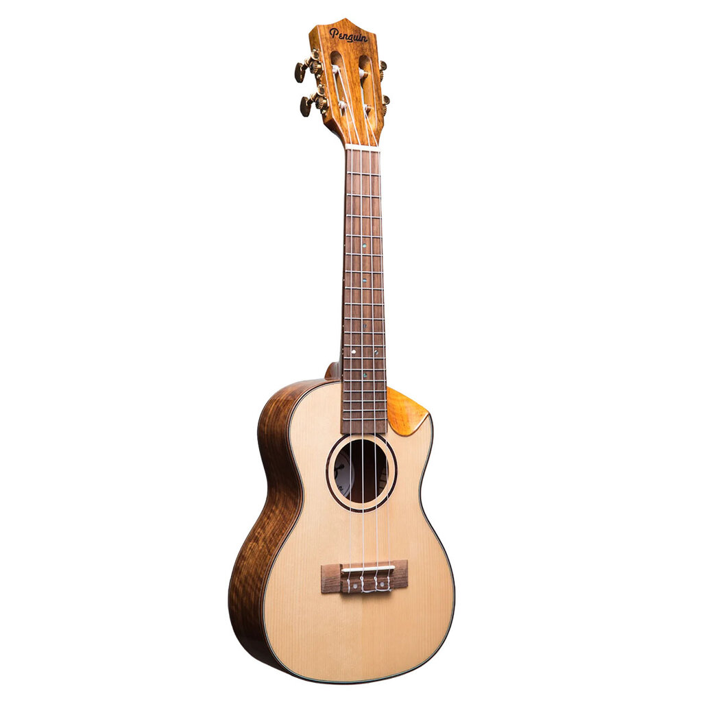 Amahi Amahi Concert Ukulele with Solid Spruce Top, Scallop Cutaway