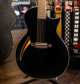 ESP/LTD TL-6 Thinline Acoustic/Electric Guitar (Black)
