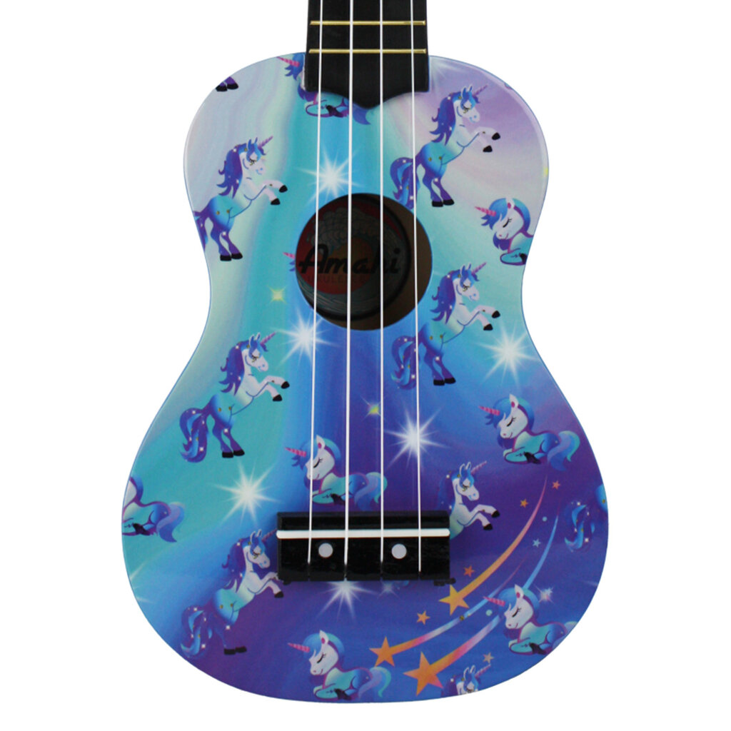 Amahi Amahi Unicorn Dreams Ukulele, Soprano (Gloss Finish)
