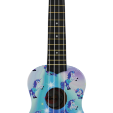 Amahi Amahi Unicorn Dreams Ukulele, Soprano (Gloss Finish)