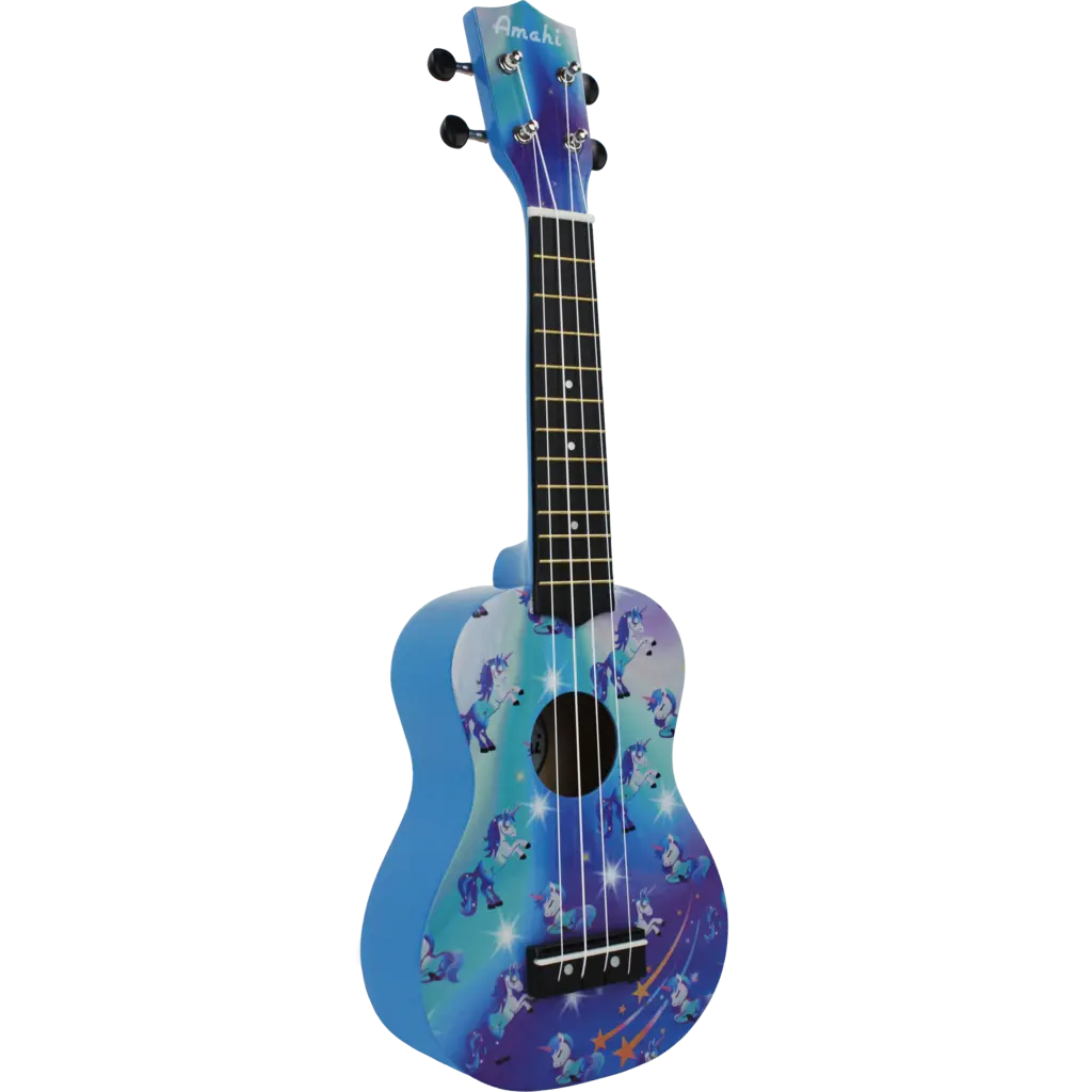 Amahi Amahi Unicorn Dreams Ukulele, Soprano (Gloss Finish)
