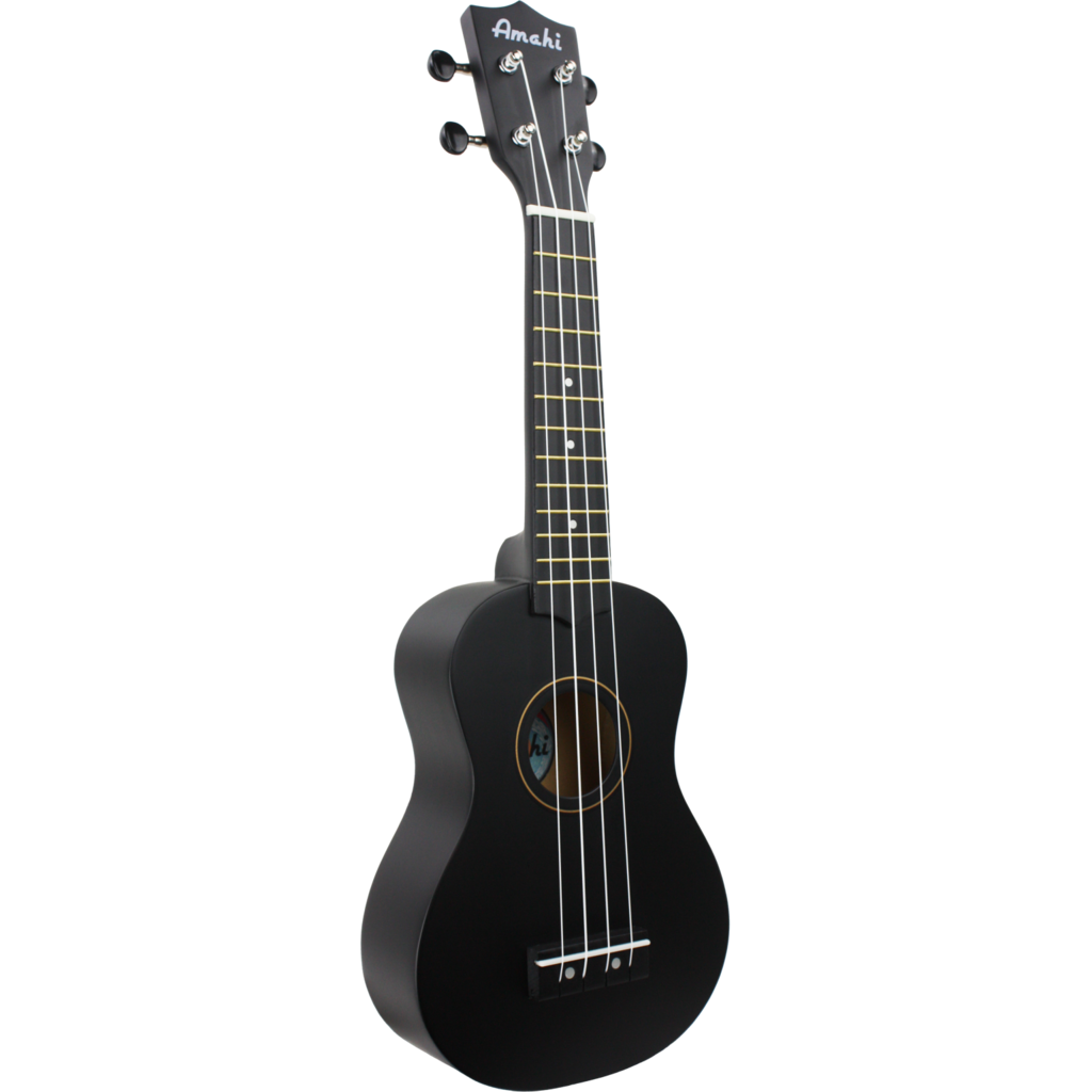 Amahi Amahi Dark Night Black Ukulele, Soprano