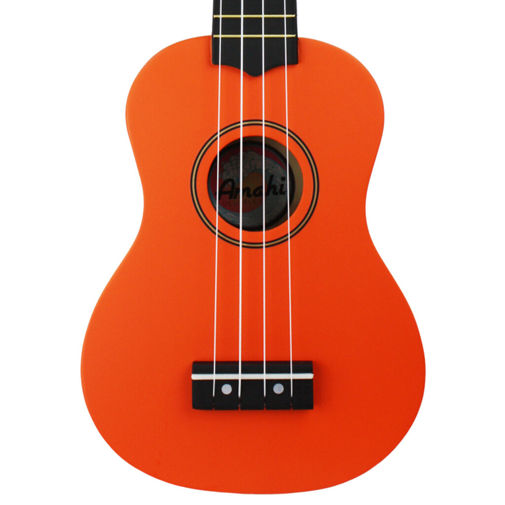 Amahi Amahi Bright Tangerine Ukulele, Soprano