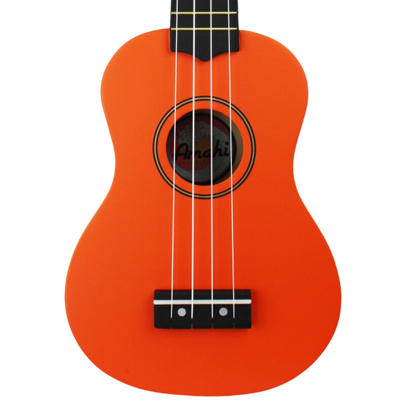 Amahi Amahi Bright Tangerine Ukulele, Soprano