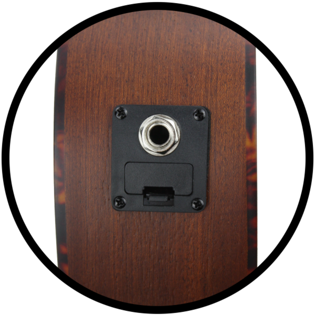 Amahi Amahi Mahogany Concert Ukulele with EQ