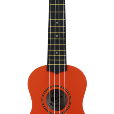 Amahi Amahi Penguin Tropical Sunset Orange Ukulele, Soprano